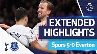Harry Kane on fire! | Spurs 5-0 Everton | EXTENDED HIGHLIGHTS