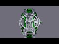 The Jacob & Co. Epic X Tourbillon Baguette Tsavorites Diamond Bracelet