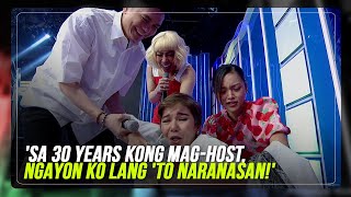 Mistake in stage blocking has 'Showtime' hosts 'teleporting' 7 times | ABS-CBN News