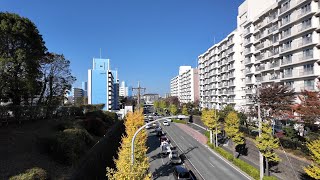 Noba Housing Complex built 50 years ago, in Konan Ward, Yokohama, Japan