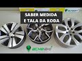 Como saber a furação de uma roda e qual o tamanho da tala