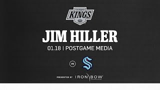 Head Coach Jim Hiller | 01.18 LA Kings fall to Seattle Kraken