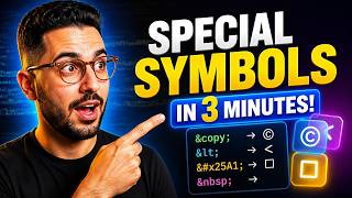 HTML Special Characters & Entities Explained in 3 Minutes!