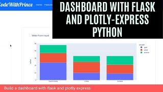 Web Data Dashboard with Plotly express and Flask Python and JavaScript