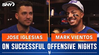 Mark Vientos and Jose Iglesias on having an offensive impact in Mets' win over Nationals | SNY