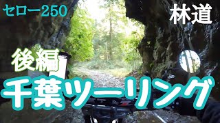 【セロー250】フェリーに乗って千葉の素掘りトンネル巡りと林道を走る千葉ツーリング後編