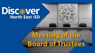 Board Goals, Wage Payments, and PTA Report | NEISD Board Meeting - January 13, 2025