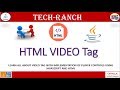 Learn about HTML Video and implement Player control with Playlist  | HTML |  @TechRanch