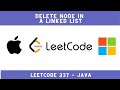 Delete Node in a Linked List | LeetCode 237 | Java