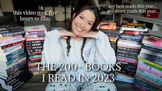 EVERY. SINGLE. BOOK. I. READ. THIS. YEAR!!!! 2023 READING WRAP UP 📚