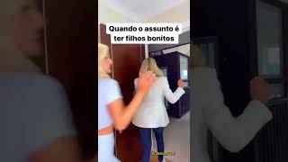 Quando o assunto é ter filhos bonitos #filhos #mãe #bonito #humor #viralvideo