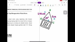 ADDMATH TINGKATAN 4 KSSM | BAB 9 : PENYELESAIAN SEGITIGA | 9.1.C Pnylsaian Mslh Petua Sinus (Part 3)