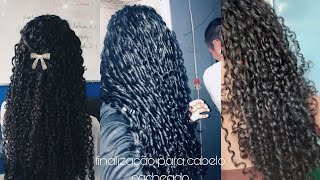 finalização para cabelo cacheado ✧⁠*⁠。🌷