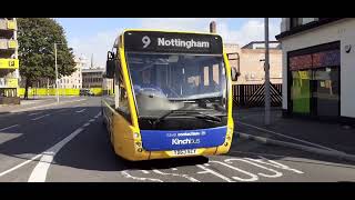 *Rare* Ride on Kinchbus 831 on the 9 from L'Boro Fire Station to Greyfriar Gate