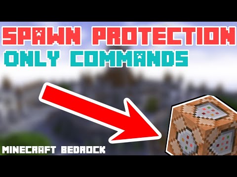 Spawn Protection | Minecraft Bedrock | Command Blocks | UPDATED | Anti-Greefing | Nuker Protection