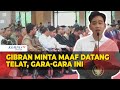 Wapres Gibran Minta Maaf Telat Datang Acara PGI, Ternyata Karena Hal Ini