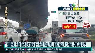 收假日國道通暢 高公局:午後北返車潮｜華視新聞 20211011