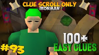 The Luckiest 100 Easy Clues! - Clue Scroll Only Ironman #93