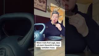 Wenn meine Arzt sagt ich soll Gewicht in Auge behalten #maskiergang #probierenmitkarina #probiersen