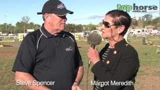 www.tophorse.com.au - Steve Spencer from Saddleworld at Australian Youth Showjumping Festival.