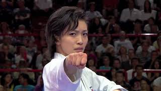 Final Female Kata  Rika Usami of Japan  宇佐美 里香。空手