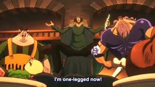 Aokiji lost his leg | One Piece Episode 1115