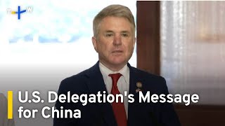 U.S. Delegation Arrives in Taiwan With Message for China | TaiwanPlus News