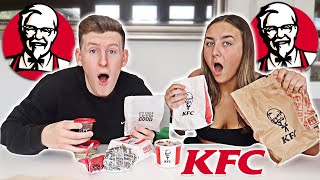Trying EVERYTHING We've NEVER Tried Before From KFC With Brother!!