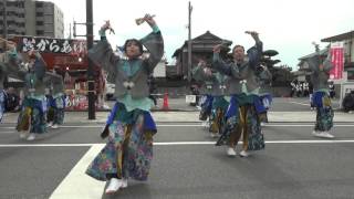 防府天満宮御神幸祭奉斎祭でのよさこい演舞2015　長州青組（1回目）