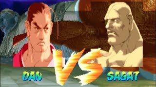 【ストZERO】火引弾(ダン) vsサガット -Dan vs Sagat-【Street Fighter Alpha】