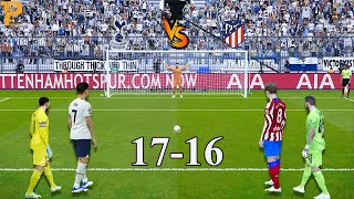 Tottenham Hotspur vs Atletico madrid [ Longest Penalty Shootout]  eFootball™ Gameplay #sonheungmin
