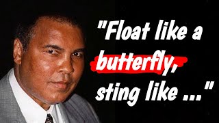 Inspire people with Muhammad Ali's quotes which are motivated for success in life