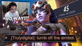 How I ruined a streamers viewer games as Widowmaker in Overwatch 2