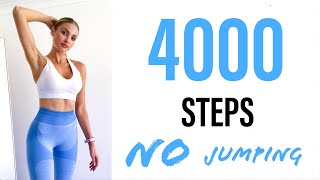 4000 Steps in 30 Min / No Jumping, Knee-friendly Walking Workout / Calories Killer Cardio Workout