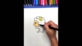 How To Draw Aries|如何画白羊座 |Easy Draw|简笔画｜2022｜Cute|Zodiac Sign|Astrology Signs｜Constellation