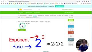 F.1: Understanding Exponents (IXL 8th Math)