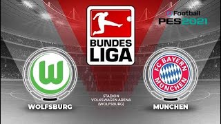 VfL Wolfsburg vs Bayern Munich | German Bundesliga 2022/23 | eFootball PES Realistic Simulation