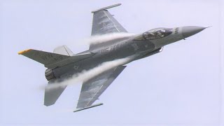 松島基地航空祭2023 PACAF F-16ViperDemo MatsushimaAirBase Festival2023 アメリカ空軍F16ファイティングファルコン戦闘機アクロバット飛行