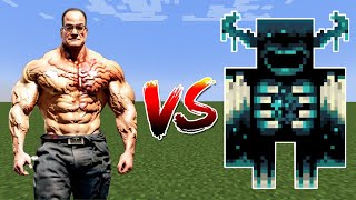 seneter armstrong vs all wardens in Minecraft