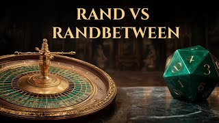 RANDBETWEEN or RAND? Here's the Difference