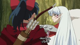 Hanyo No Yashahime: Sengoku Otogizoushi - Sesshomaru le entrega la perla negra a Moroha