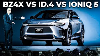 An Inside Look:Toyota bZ4X vs Volkswagen ID.4 vs Hyundai Ioniq 5