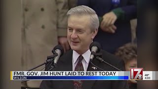 Former Gov. Jim Hunt laid to rest in Wilson