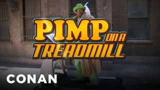 Pimp On A Treadmill: The TBS Series | CONAN on TBS