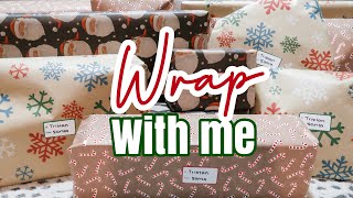 WRAP WITH ME CHRISTMAS 2022 | WRAP PRESENTS WITH ME | WRAPPING PRESENTS