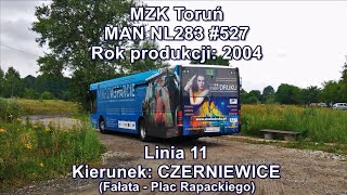 MZK Toruń - MAN NL283 #527, Linia 11