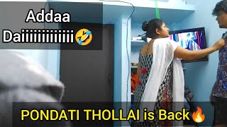 PONDATI THOLLAI is Back🔥🥸🤣 Tv prank coming soon 🤣