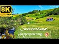 [ 8K ] APPENZELL – WASSERAUEN Switzerland Villages - Walking Tour | 8K HDR Video