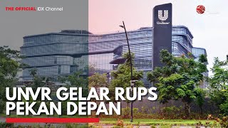 UNVR Gelar RUPS Pekan Depan | IDX CHANNEL