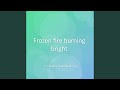 Frozen fire burning bright